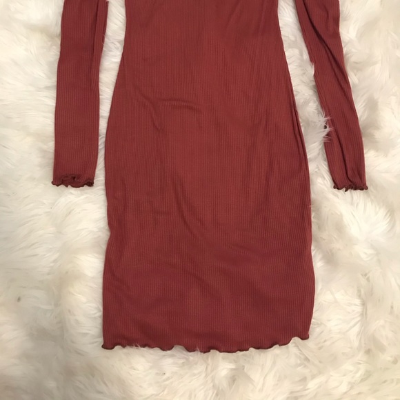 cici dress in rust | laura’s boutique - Picture 2 of 4